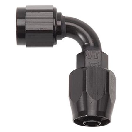 Russell/Edel Black Full Flow 90 Degree Hose End Fitting R62-610165